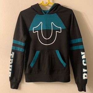 True Religion Green Black & White Sweatsuit Size XS